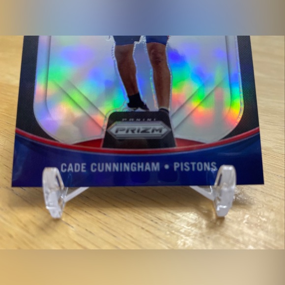 Cade Cunningham 2021-22 Prizm 75 Years of the NBA Insert - Picture 2 of 4